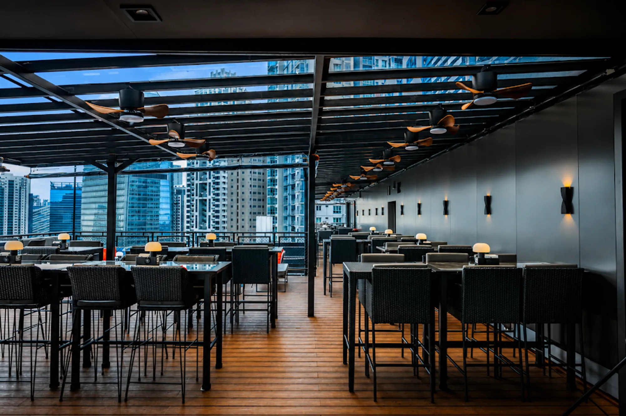 O2 Rooftop Bar, one of the ranked venues in BGC